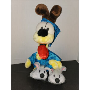 Odie Dog Plush Pajamas & Bunny Slippers Doll - Paws Play by Play - Garfield‎ 20”